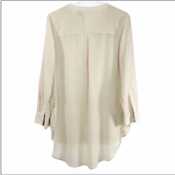 BLACK LABEL by CHICO’S sequins blouse tunic top - Picture 6 of 10